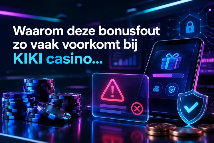 Waarom deze bonusfout zo vaak voorkomt bij KIKI casino online