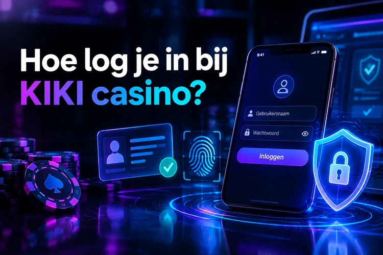 Hoe log je in bij KIKI casino?
